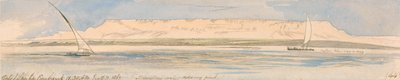 Gebel Sheikh Embarak by Edward Lear
